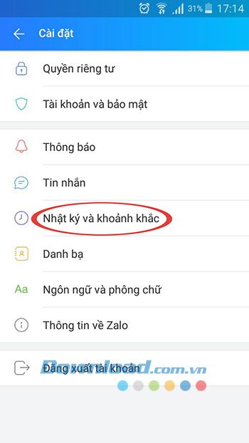 Nhật ký và khoảnh khắc