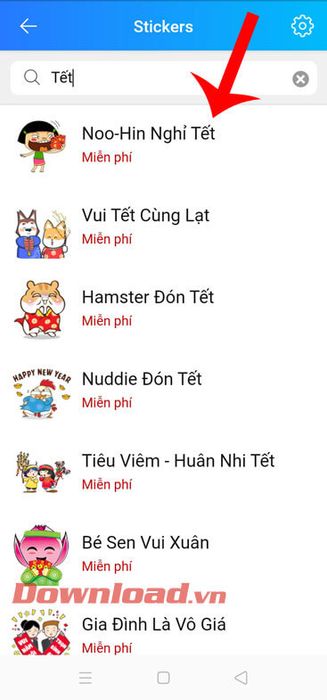 Chọn một bộ nhãn dán