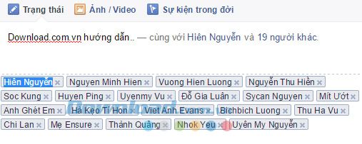 Hướng dẫn Tag hơn 20 người trên Facebook