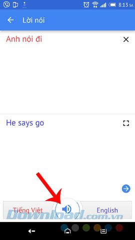 Dùng Google Translate để dịch văn bản ghi âm