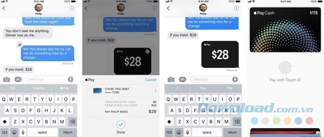 iMessage và Apple Pay