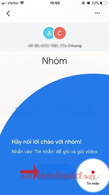 Bắt đầu cuộc gọi nhóm