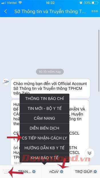 Nơi tiếp nhận