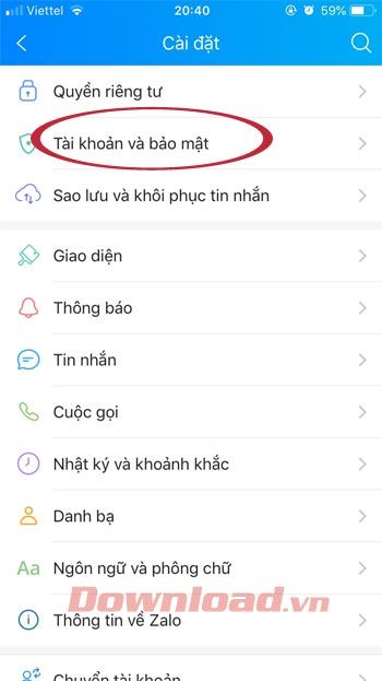 Bảo mật và Tài khoản