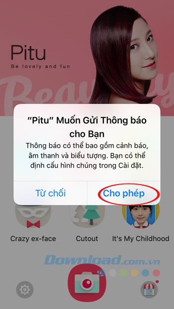 Yêu cầu phát thông báo