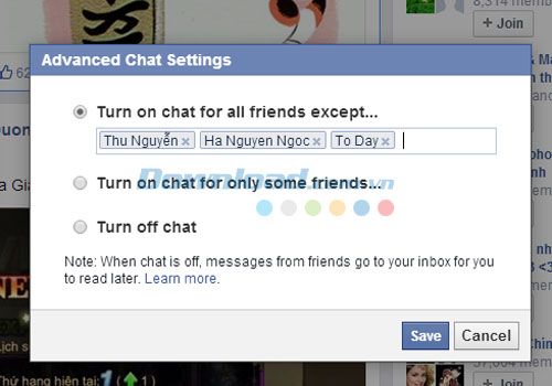 Facebook chat