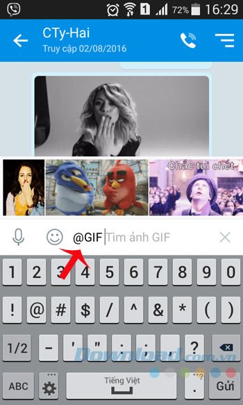 Gửi ảnh GIF