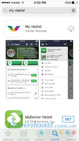 Tải My Viettel xuống điện thoại của bạn