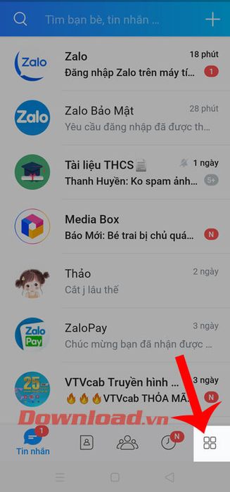 Kéo và thả biểu tượng Thêm vào màn hình.