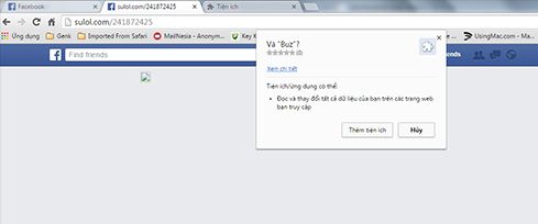 Facebook Giả Yêu Cầu Cài Đặt Extension Mới