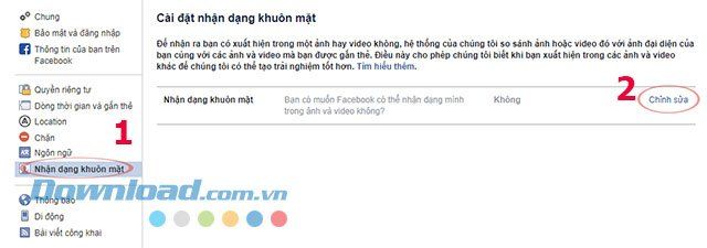 Sử dụng tính năng nhận dạng khuôn mặt trên Facebook