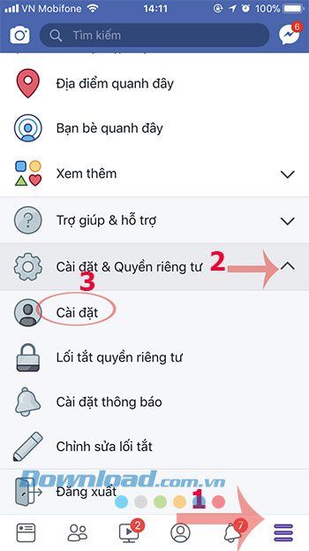 Hướng dẫn cài đặt Facebook