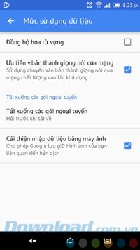 Thiết lập Google Translate