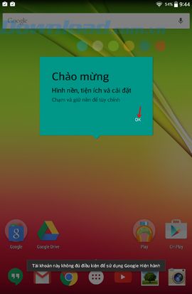 Cài đặt thành công Android 6.0 Marshmallow