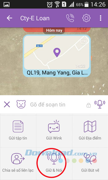 Giữ và nói