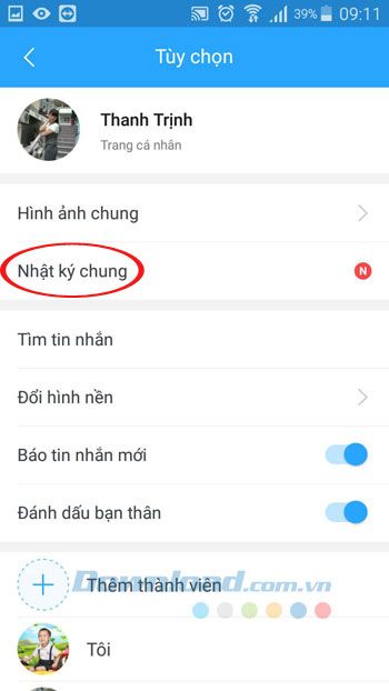 Nhật ký chung