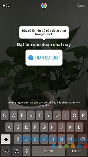 Tham gia nhóm chat