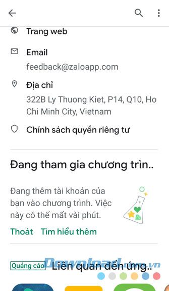 Chờ một chút để hệ thống thêm tài khoản của bạn vào danh sách thử nghiệm