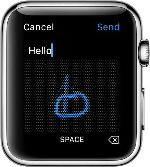 Viết thư trên Apple Watch