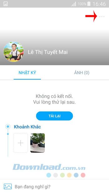 Hồ sơ cá nhân trên Zalo