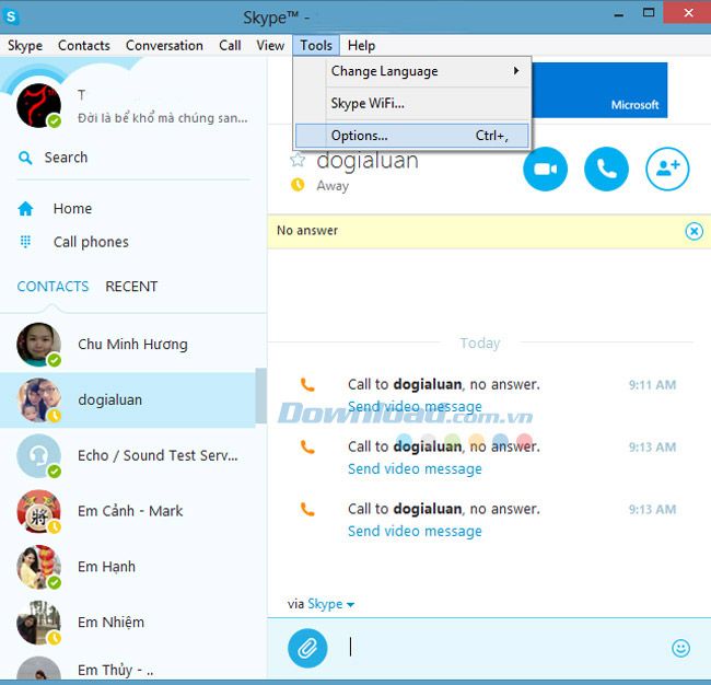 Kiến thức về Skype - Phần 1