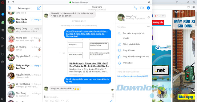 Hãy đăng nhập vào Facebook Messenger ngay!