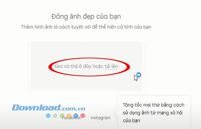 Tải ảnh đại diện lên tài khoản Badoo của bạn