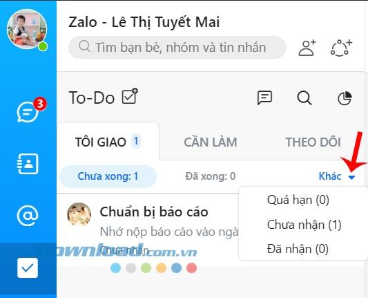 Bộ lọc nhiệm vụ