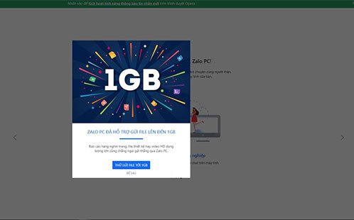 Chia sẻ file lên đến 1 GB