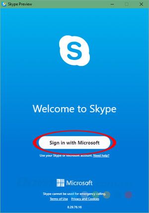 Skype Preview