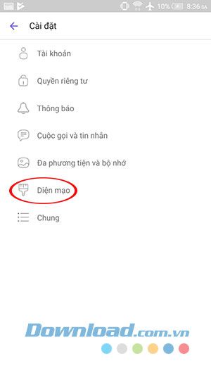 Tùy chỉnh giao diện