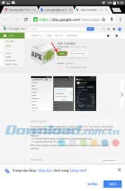 Tải file APK Installer về điện thoại