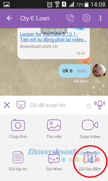 Chia sẻ vị trí