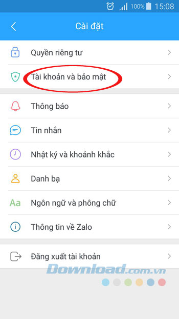 Quản lý tài khoản và bảo mật