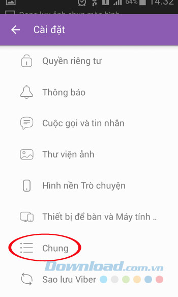 Cài đặt tổng quát