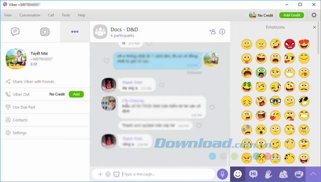 Hình đại diện mới trên Viber