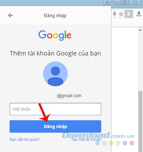 Nhập mật khẩu