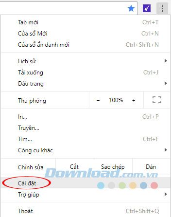 Cài đặt Chrome