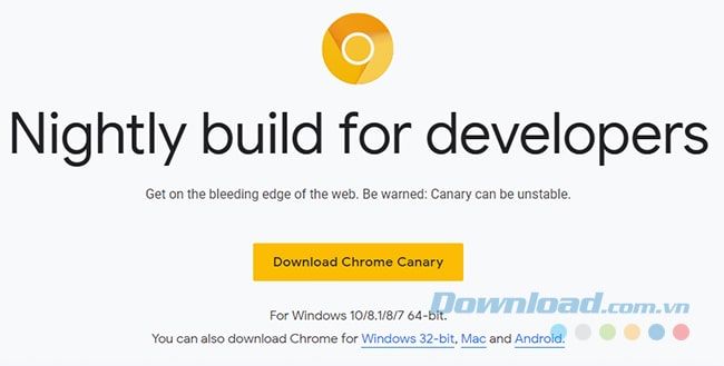 Chọn Mytour Chrome Canary