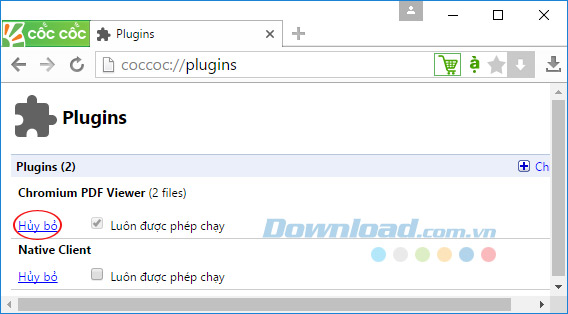 Vô hiệu hóa Chromium PDF Viewer