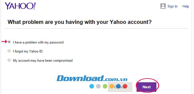 Cách lấy lại mật khẩu Yahoo bị mất