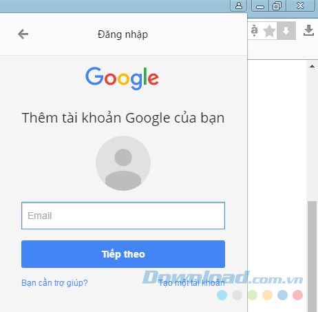 Nhập email