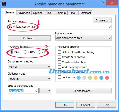 Hướng dẫn cách chia nhỏ file nén bằng WinRAR