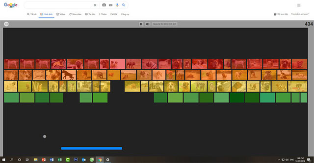 Biến Google Hình ảnh thành Atari Breakout