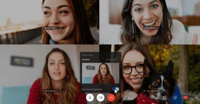 Skype đã thêm tính năng làm mờ phông nền video