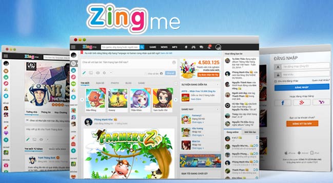 Zing.me - Mạng xã hội game trực tuyến