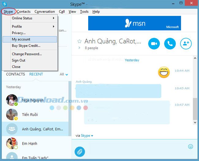 Tất Cả Những Điều Bạn Cần Biết Về Skype - Phần 3