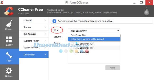 3 tính năng ẩn của CCleaner ít người biết