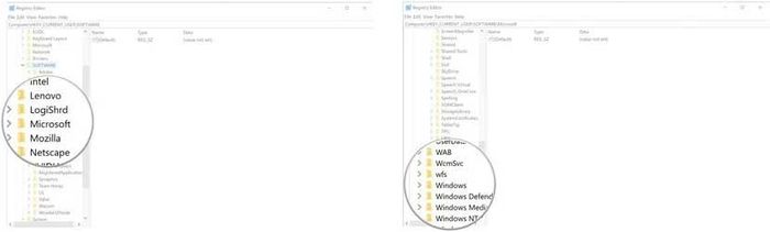Click đúp vào ô Windows