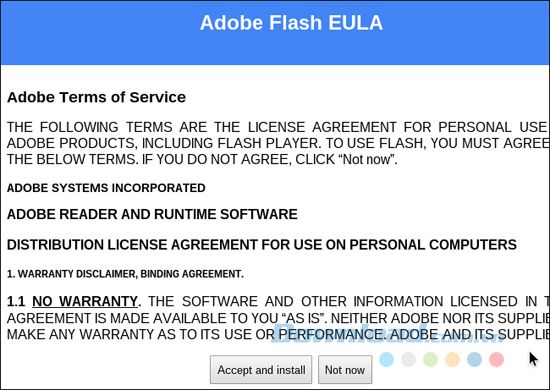 Cài đặt plug-in Adobe Flash